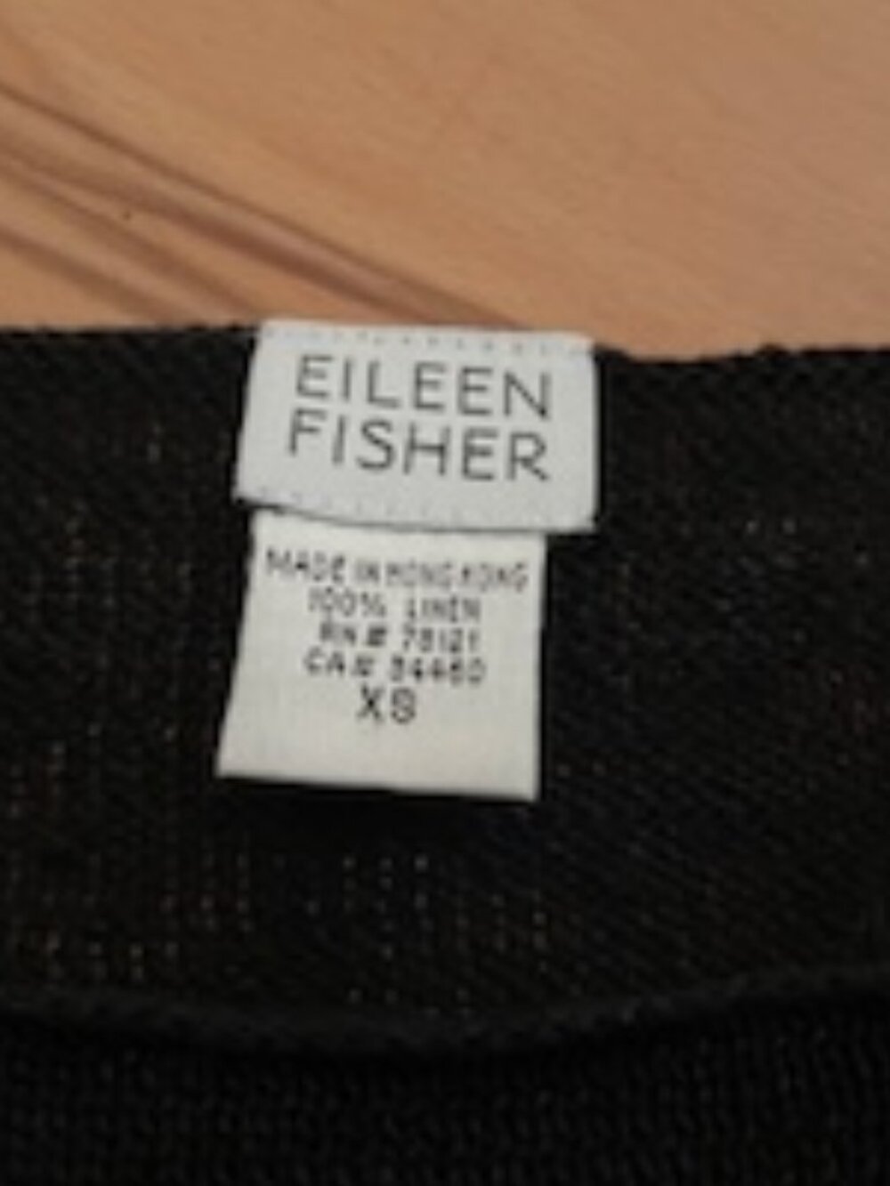 Eileen Fisher XS 100% linen sweater top - Picture 8 of 8